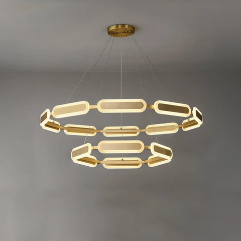 Swirl Chandelier ∅ 27.7″ - -1-Yiosilamp