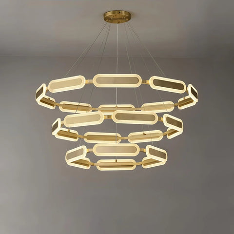 Swirl Chandelier ∅ 27.7″ - -1-Yiosilamp
