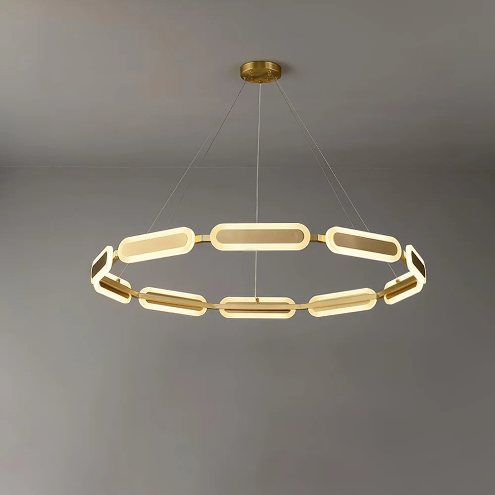 Swirl Chandelier ∅ 27.7″ - -1-Yiosilamp