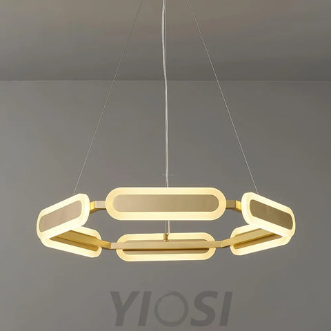 Swirl Chandelier ∅ 27.7″ - -1-Yiosilamp