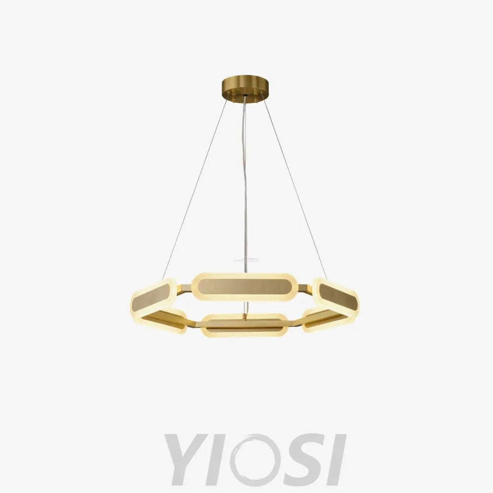 Swirl Chandelier ∅ 27.7″ - -1-Yiosilamp