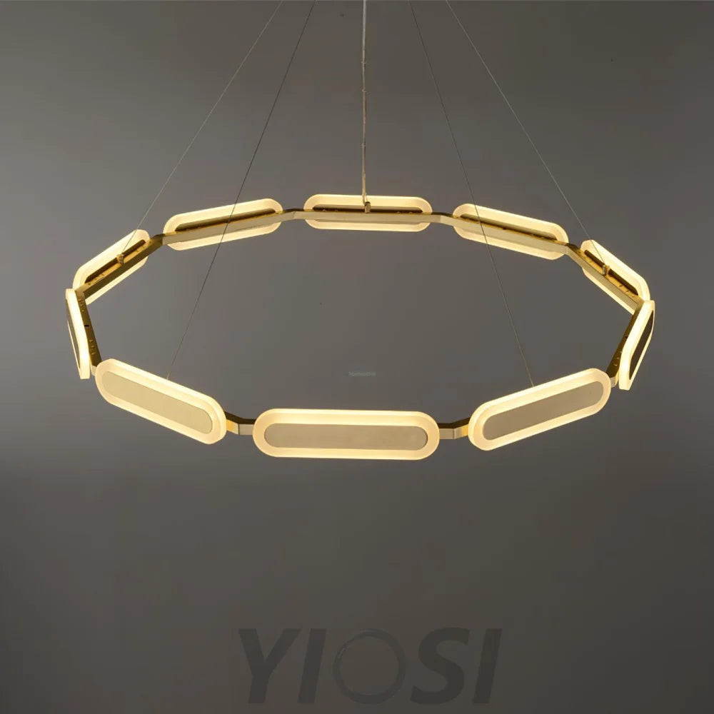 Swirl Chandelier ∅ 27.7″ - -1-Yiosilamp