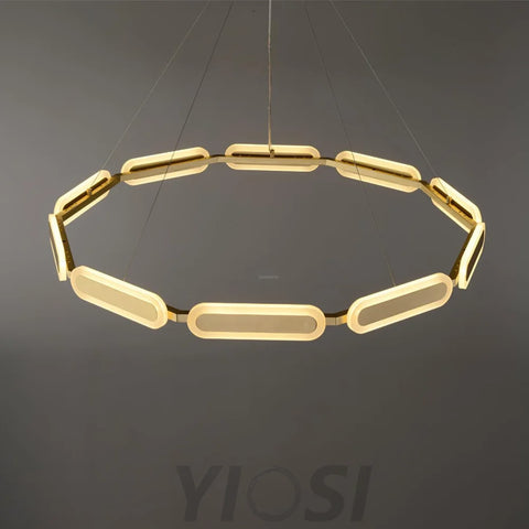 Swirl Chandelier ∅ 27.7″ - -1-Yiosilamp