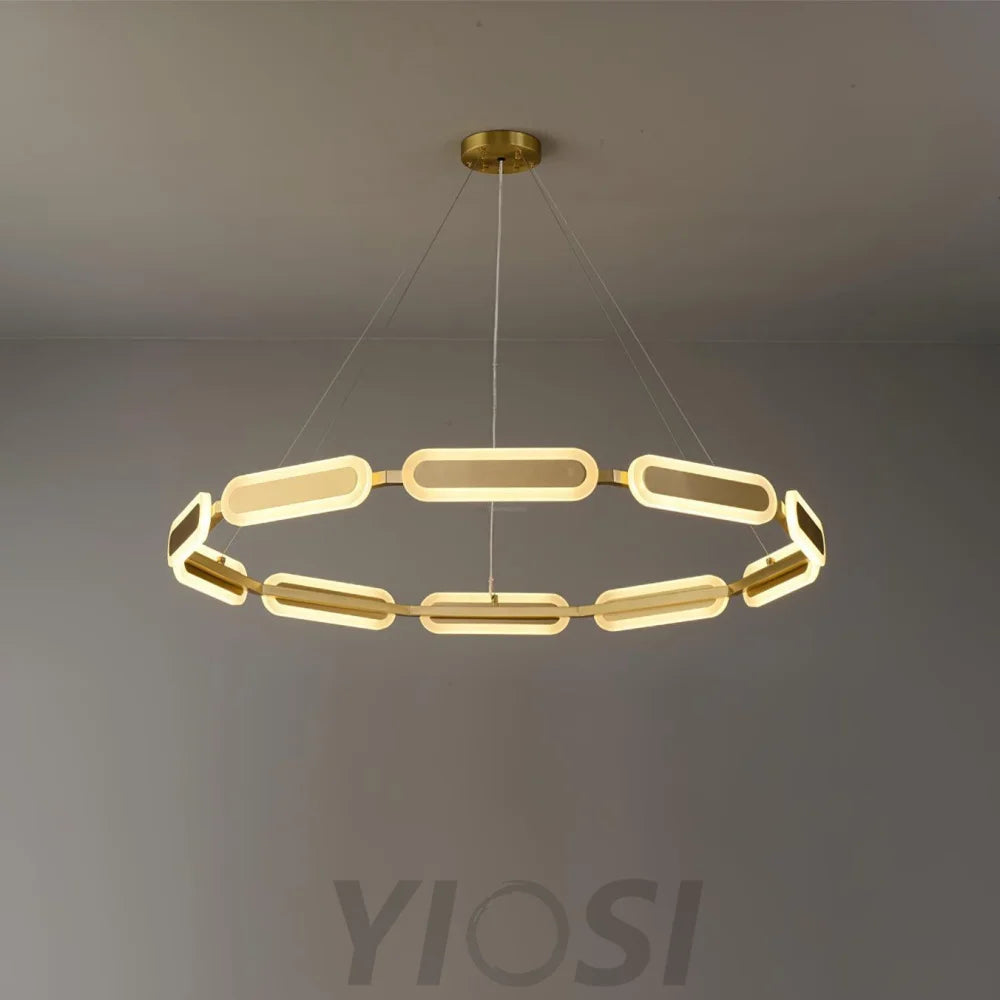 Swirl Chandelier ∅ 27.7″ - -1-Yiosilamp