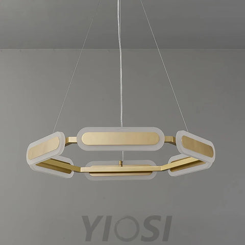 Swirl Chandelier ∅ 27.7″ - -1-Yiosilamp