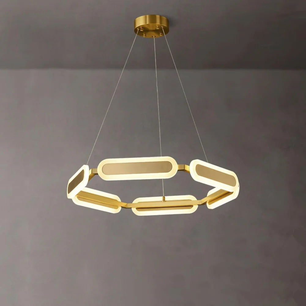 Swirl Chandelier ∅ 27.7″ - -1-Yiosilamp