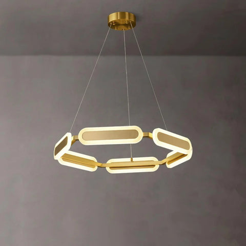 Swirl Chandelier ∅ 27.7″ - -1-Yiosilamp
