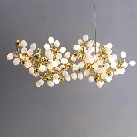 Talia Linear Postmodern Grape Chandelier 39.4’’L Branch