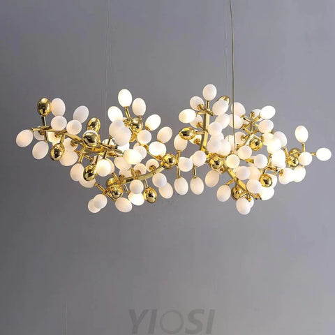 Talia Linear Postmodern Grape Chandelier 39.4’’L Branch