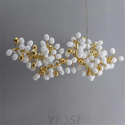 Talia Linear Postmodern Grape Chandelier 59’’L Branch