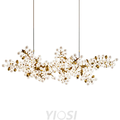 Talia Linear Postmodern Grape Chandelier Branch
