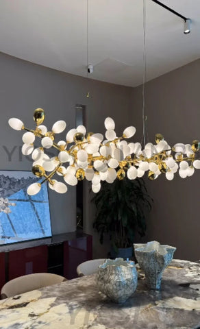 Talia Linear Postmodern Grape Chandelier Branch