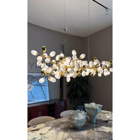 Talia Linear Postmodern Grape Chandelier Branch