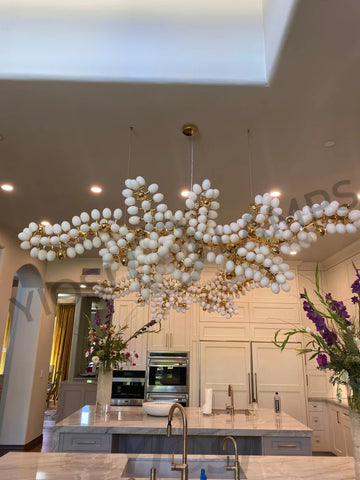 Talia Linear Postmodern Grape Chandelier Branch