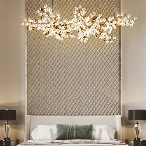 Talia Linear Postmodern Grape Chandelier Branch