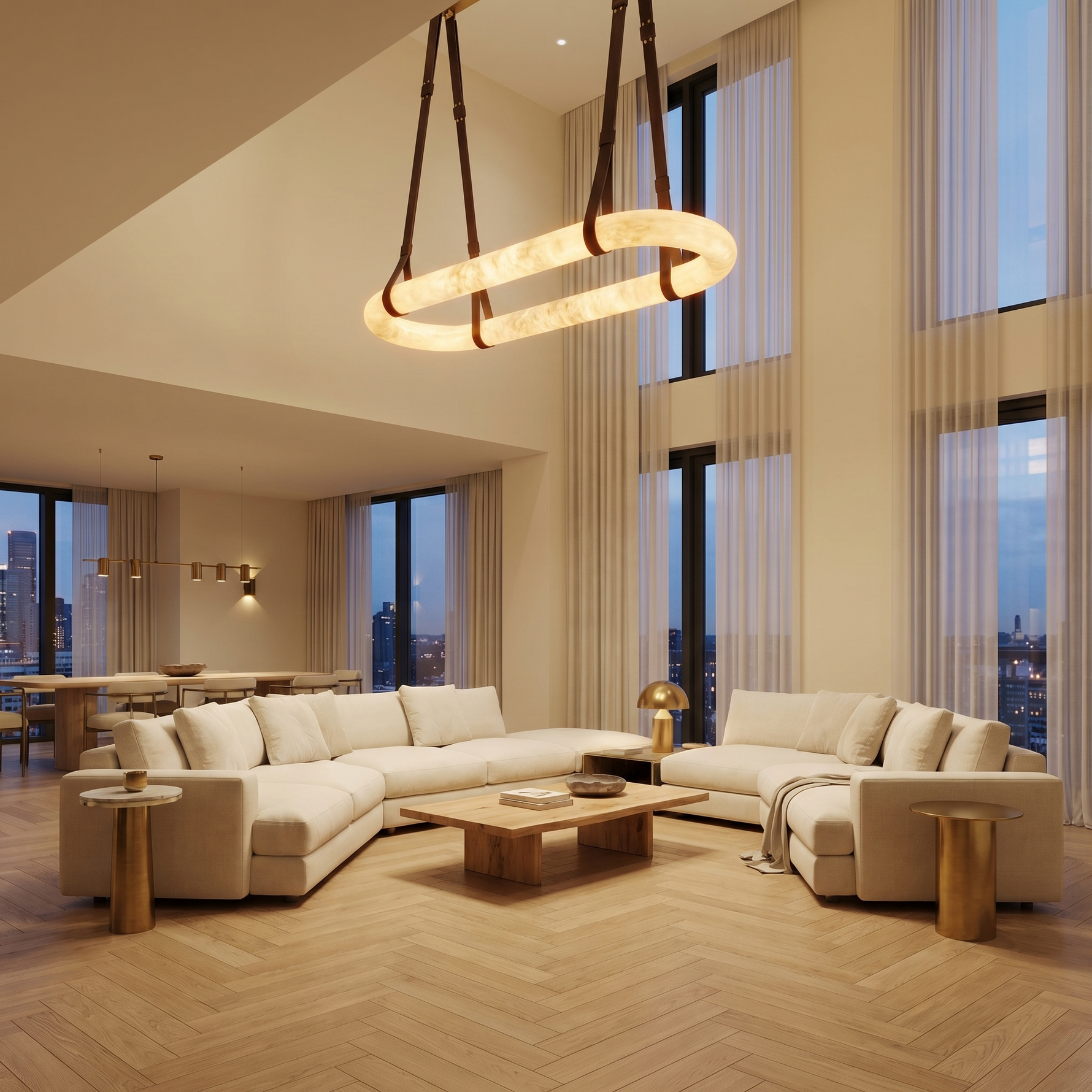 Yiosi Tamburo Oval Pendant Light - Image 3