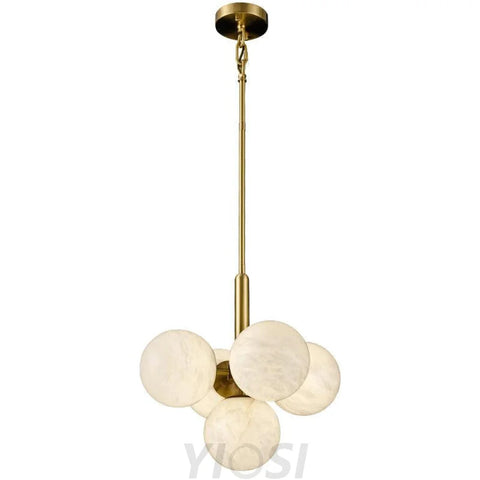 Tamika Modern Alabaster Kitchen Island Pendant