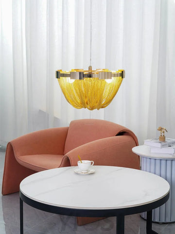 Tassel Aluminum Chain Ceiling Light ∅ 15.7″ Ceiling lamp