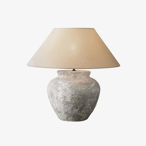 Terra Cotta Etruscan Urn Table Lamp ∅ 19.7″ - Kaya Ceramics-1-Yiosilamp