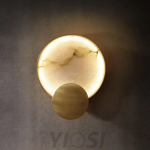 Terra Svet Alabaster Wall Sconce - Yiosilamp