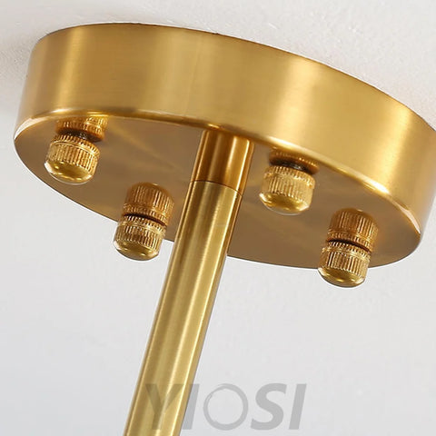 Tiered Carved Glass Chandelier Φ 15.7″ - Yiosilamp