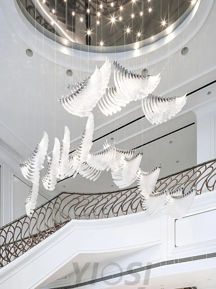 Tiered Palmette Chandelier L 15″ - Plastomer-1-Yiosilamp