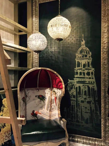 Traditional Globe Chandelier - Classic, Crystals-1-Yiosilamp