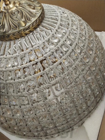 Traditional Globe Chandelier - Classic, Crystals-1-Yiosilamp