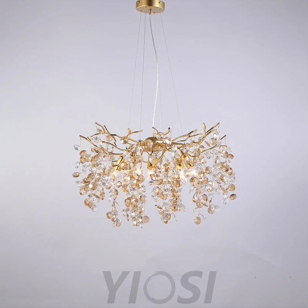 Tree Branch 23.6’’ Chandelier Round Ceiling Light Fixtures