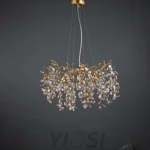 Tree Branch 23.6’’ Chandelier Round Ceiling Light Fixtures