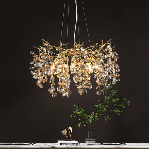 Tree Branch 23.6’’ Chandelier Round Ceiling Light Fixtures