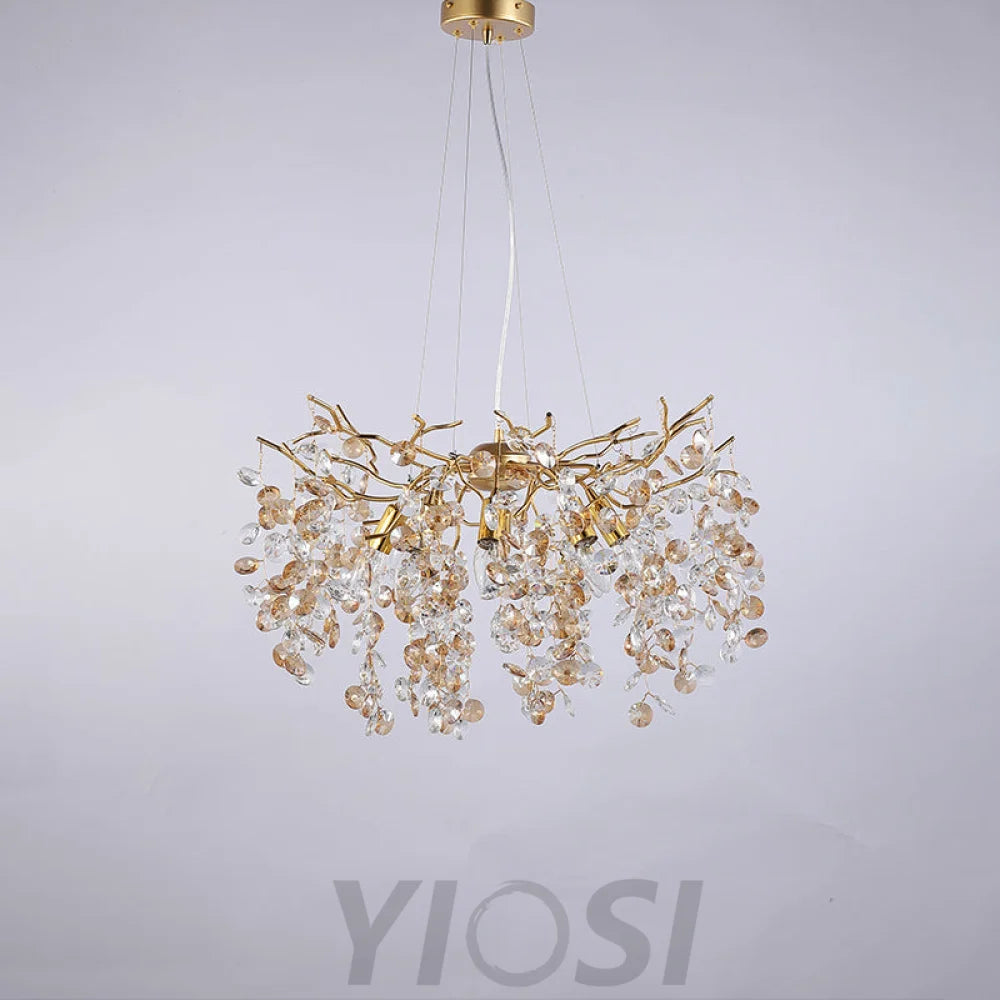 Tree Branch 23.6’’ Chandelier Round Ceiling Light Fixtures