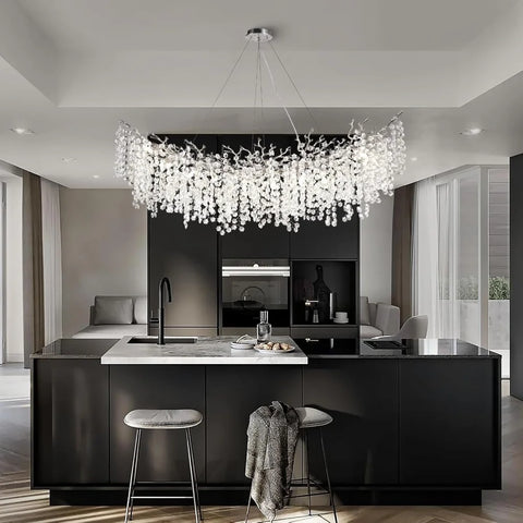Tree Branch Chandelier for Dining Room L55in - Fast Delivery-1-Yiosilamp