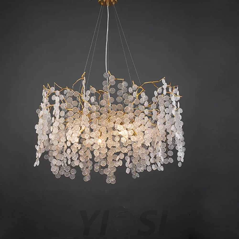 Tree Branch Chandelier Pendant Lighting Round Ceiling Light 31.5’’ D