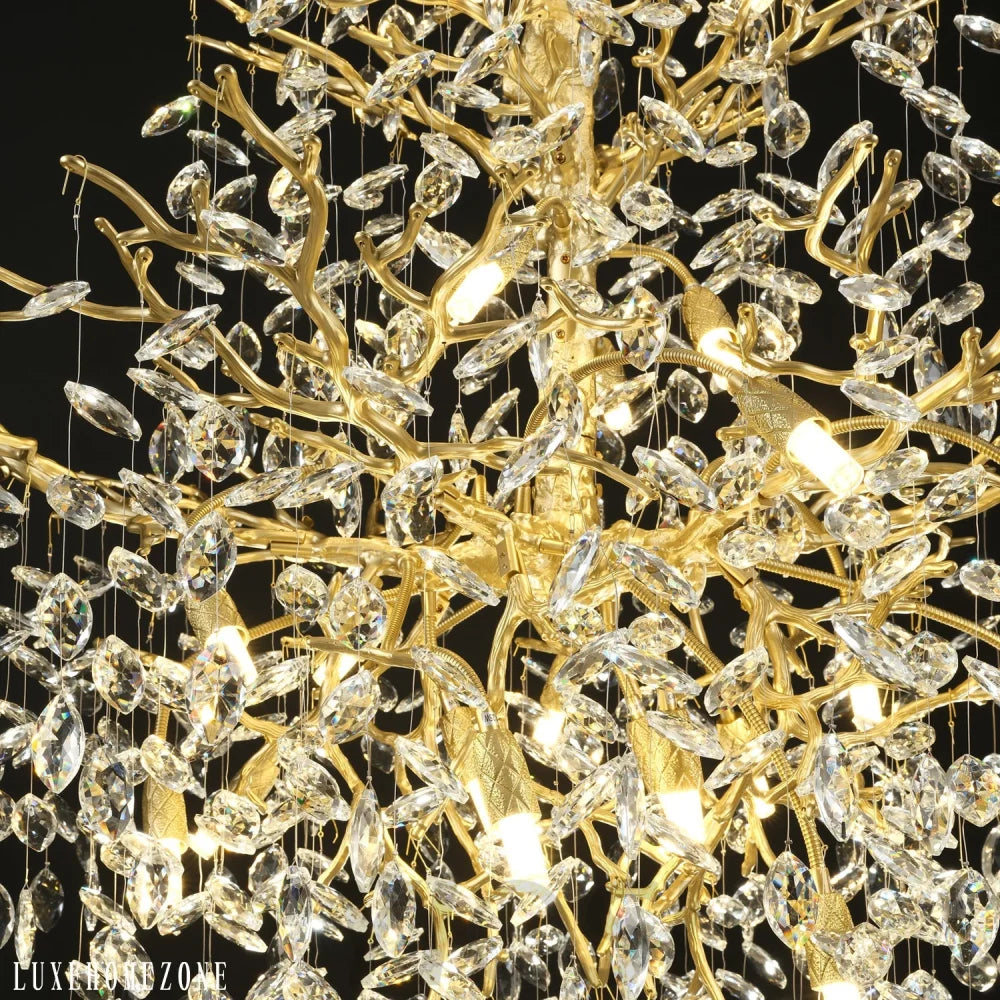 Tree Branch Crystal High Ceilings Chandeliers H65’’ Chandelier