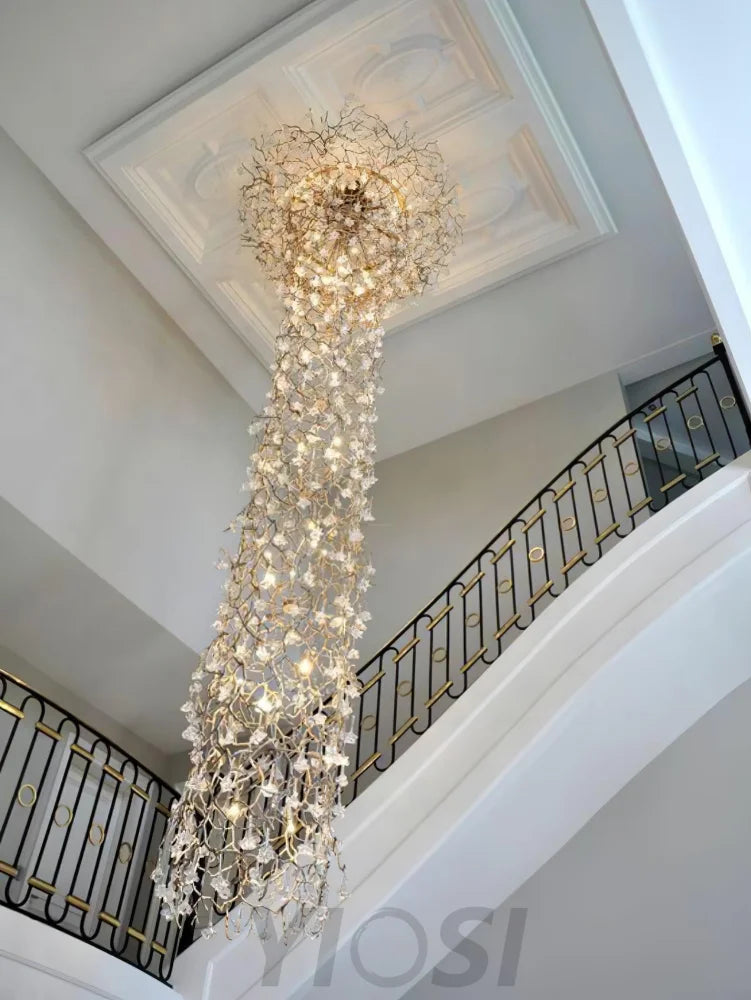 Tree Branch Staircase Chandelier ∅ 59″ - Helia-1-Yiosilamp