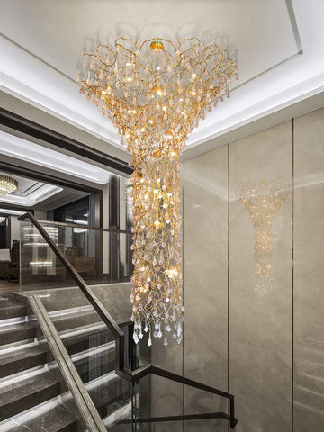 Tree Branch Staircase Chandelier ∅ 59″ - Helia-1-Yiosilamp