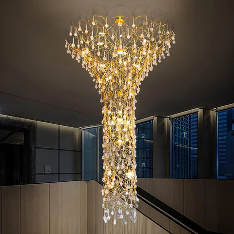 Tree Branch Staircase Chandelier ∅ 59″ - Helia-1-Yiosilamp