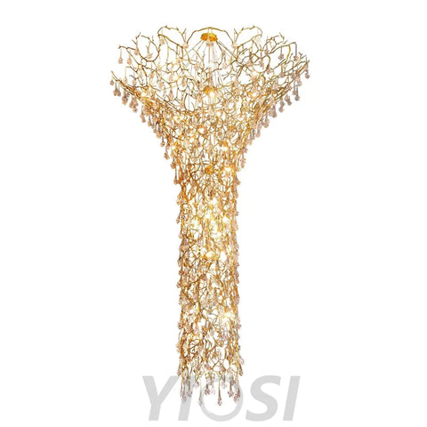 Tree Branch Staircase Chandelier ∅ 59″ - Helia-1-Yiosilamp