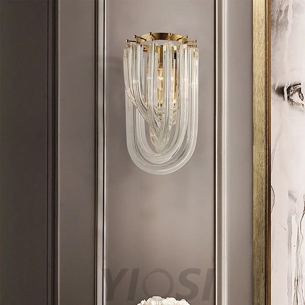 Trevi Murano Wall Sconce - Tassel-1-Yiosilamp