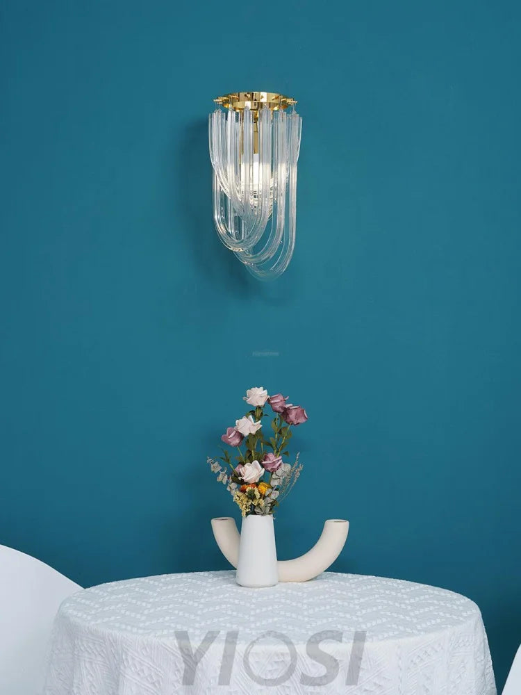 Trevi Murano Wall Sconce - Tassel-1-Yiosilamp