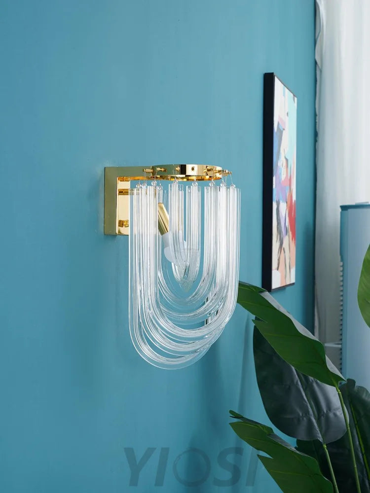 Trevi Murano Wall Sconce - Tassel-1-Yiosilamp