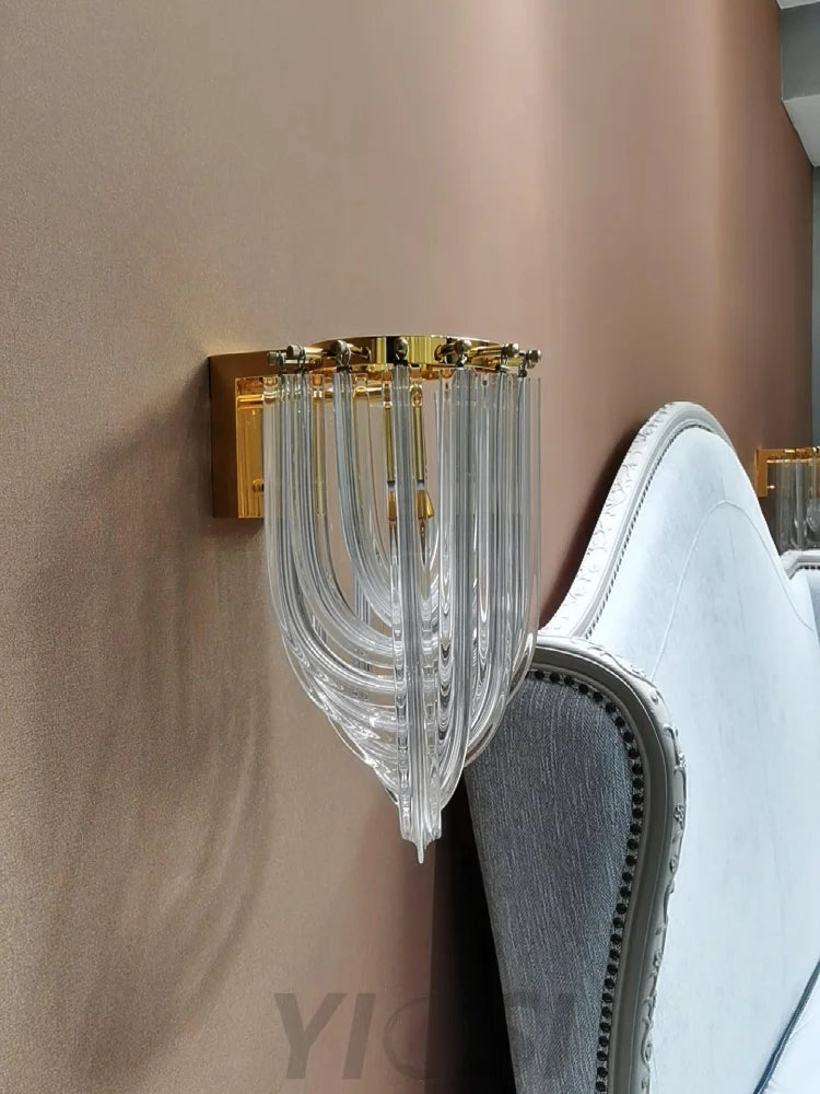 Trevi Murano Wall Sconce - Tassel-1-Yiosilamp