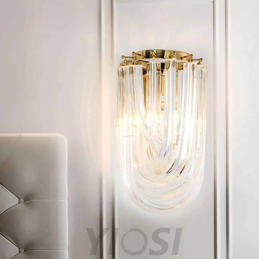 Trevi Murano Wall Sconce - Tassel-1-Yiosilamp