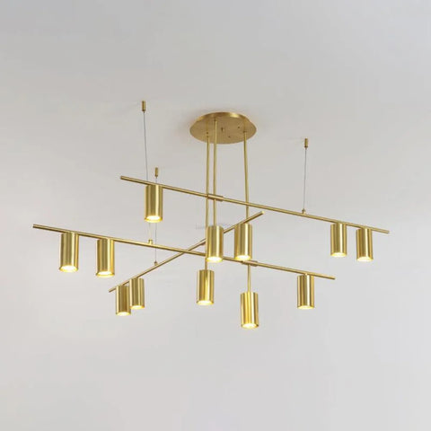 Tribes Chandelier with 3/4/9/12 heads - Industaarial-1-Yiosilamp