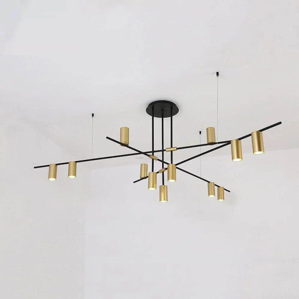 Tribes Chandelier with 3/4/9/12 heads - Industaarial-1-Yiosilamp