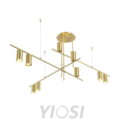 Tribes Chandelier with 3/4/9/12 heads - Industaarial-1-Yiosilamp