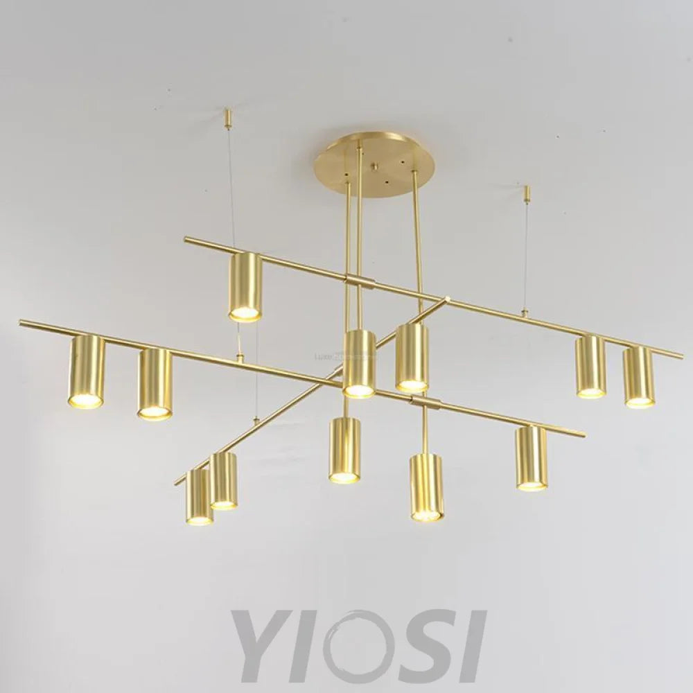 Tribes Chandelier with 3/4/9/12 heads - Industaarial-1-Yiosilamp