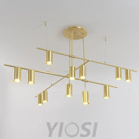 Tribes Chandelier with 3/4/9/12 heads - Industaarial-1-Yiosilamp