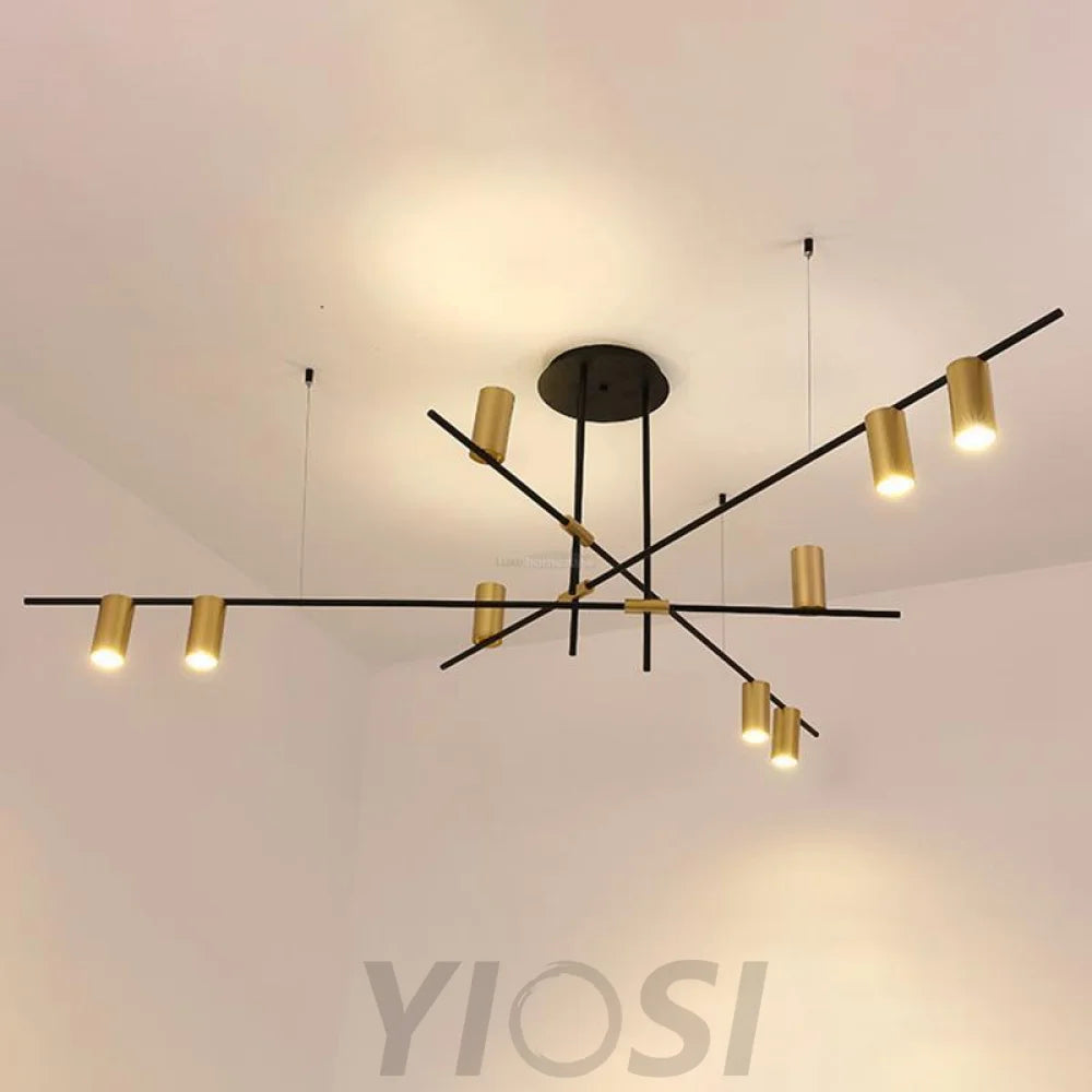 Tribes Chandelier with 3/4/9/12 heads - Industaarial-1-Yiosilamp